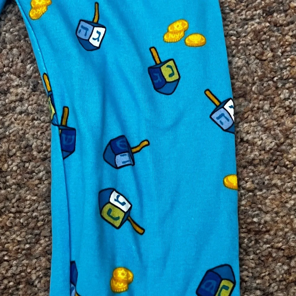 NWT - Kids Size 14 Chanukkah Pajama Pants and Long Sleeve Set